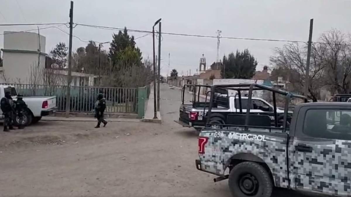 La Policía Estatal y la Guardia Nacional resguardaron la zona donde abandonaron los cuerpos