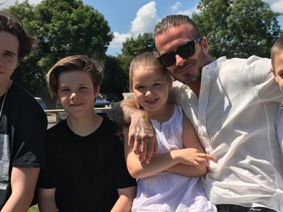 ¡Impresionante! El tiempo corrió a favor para los hijos de David Beckham. ¿Qué les pasó?