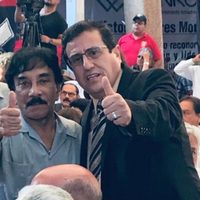 Víctor Flores se eterniza al frente del sindicato ferrocarrilero; seguirá hasta el 2024