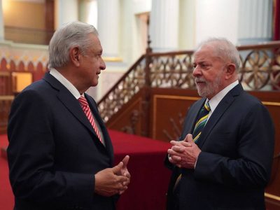 "Fraterno encuentro": AMLO se reunió con Lula en Palacio Nacional