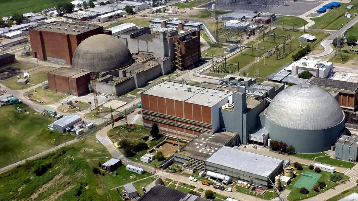 Las centrales nucleares están ubicadas en Zárate. Fuente: (Twitter)