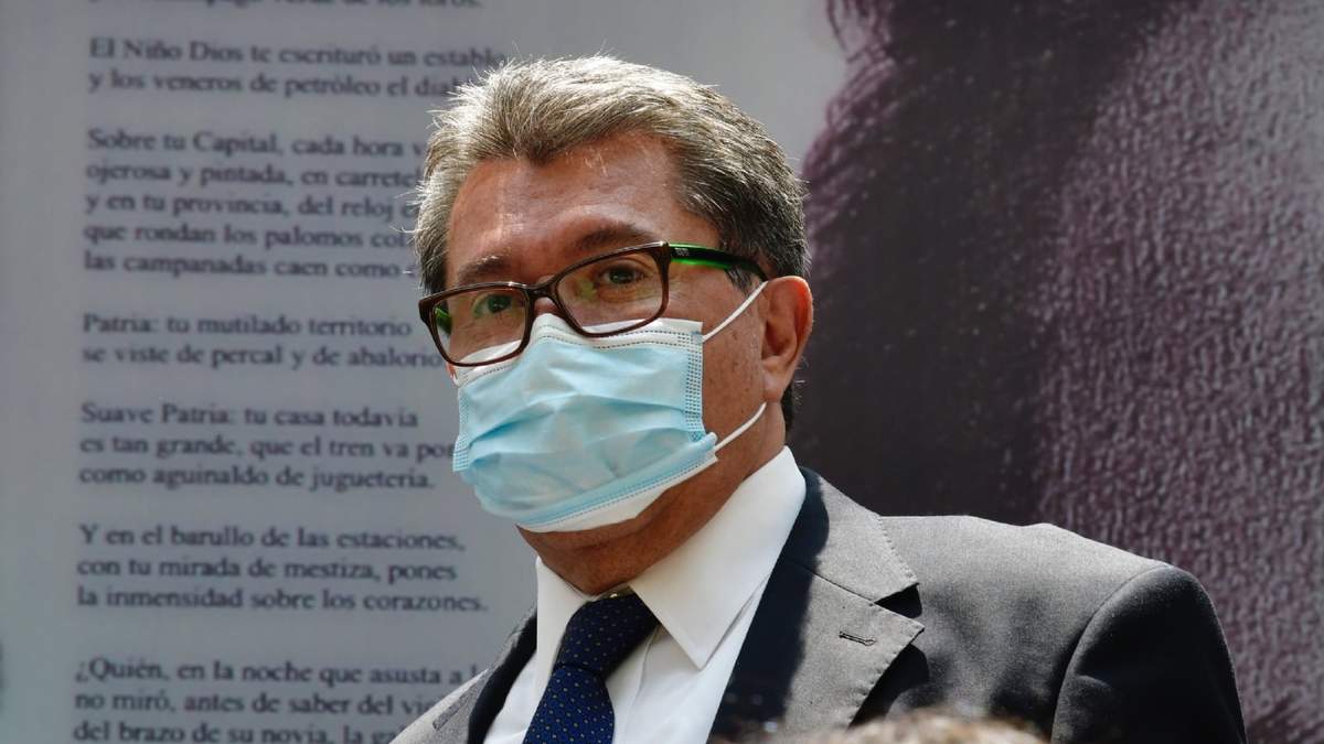 El presidente de la Junta de Coordinación Política del Senado, Ricardo Monreal