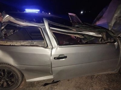 Un caballo suelto en la ruta 7 provocó un accidente y dos jóvenes de Añelo resultaron heridos