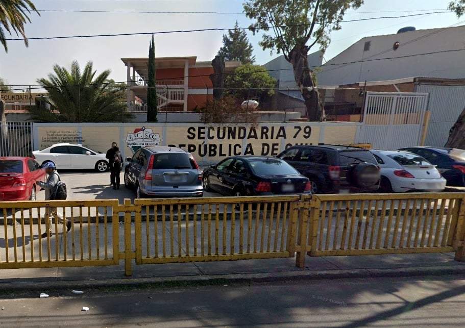 La secundaria 79 “República de Chile”, en la alcaldía Iztapalapa