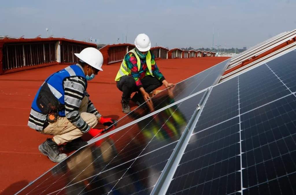 Primera etapa de la Central Eléctrica Fotovoltaica en la Central de Abasto