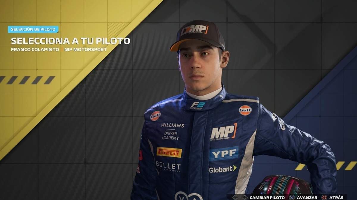 El videojuego de Franco Colapinto en Fórmula 1.