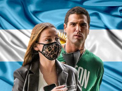 La visita de Nicolás Furtado y Ester Esposito a la Argentina
