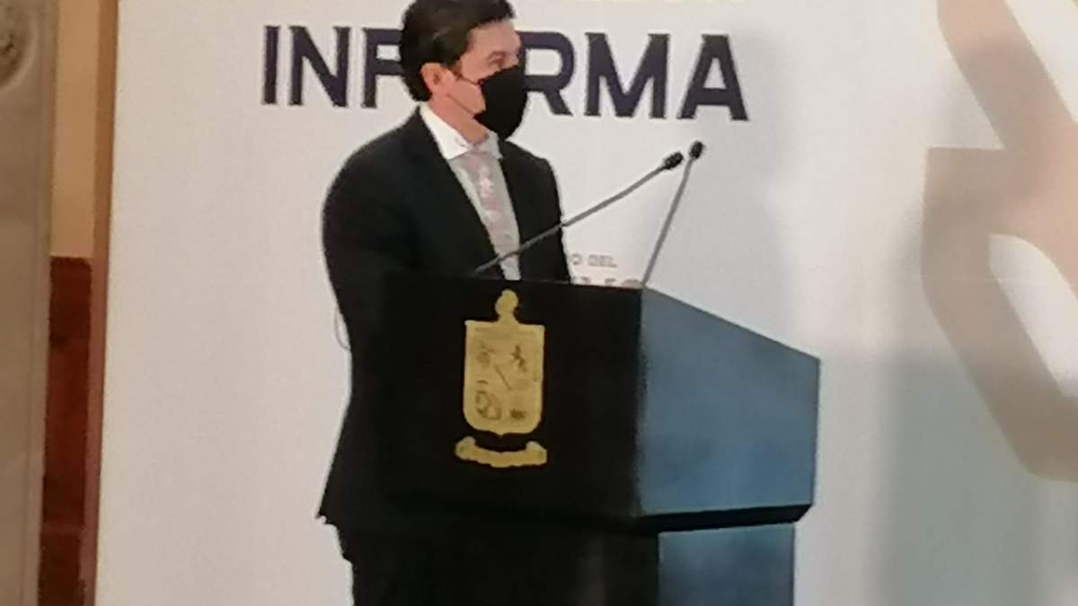 Samuel García en su rueda de prensa