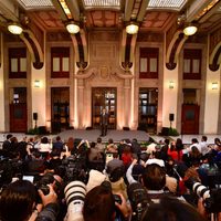 AMLO al término de su reunión con Peña: Estabilidad económica y paz social, la prioridad