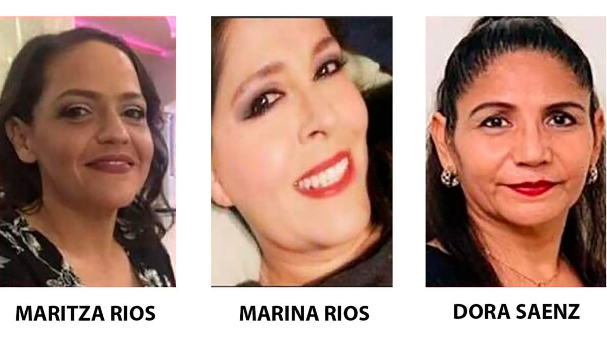 Maritza Trinidad Pérez Ríos, Marina Pérez Ríos y Dora Alicia Cervantes Sáenz