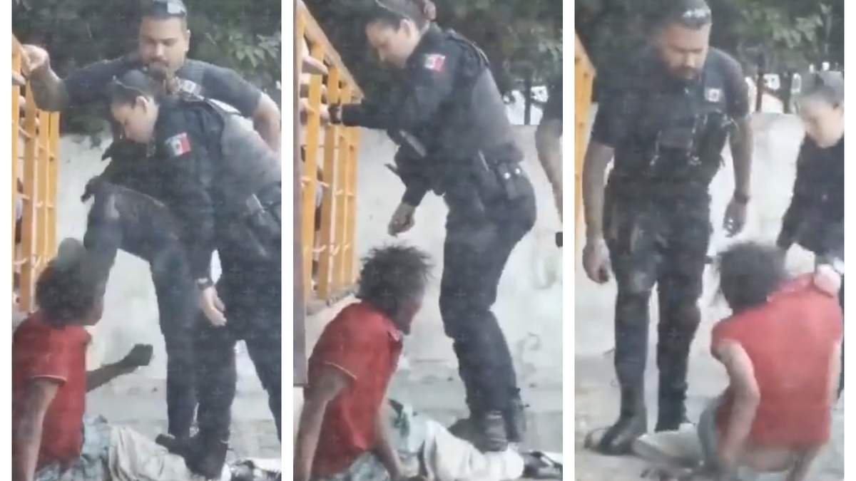 La agresión de policías contra el hombre en situación de calle