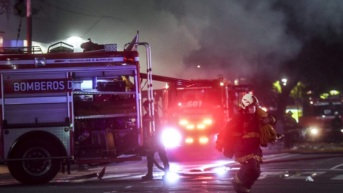 Tragedia en Villa Crespo. Fuente: (Twitter)