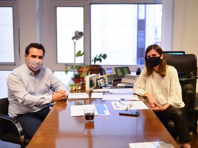 Darío Martínez se reunió con Fernanda Raverta para analizar la implementación del Programa Hogar