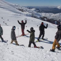 Volvió a nevar en Bariloche y se reactivaron las actividades en el Cerro Catedral