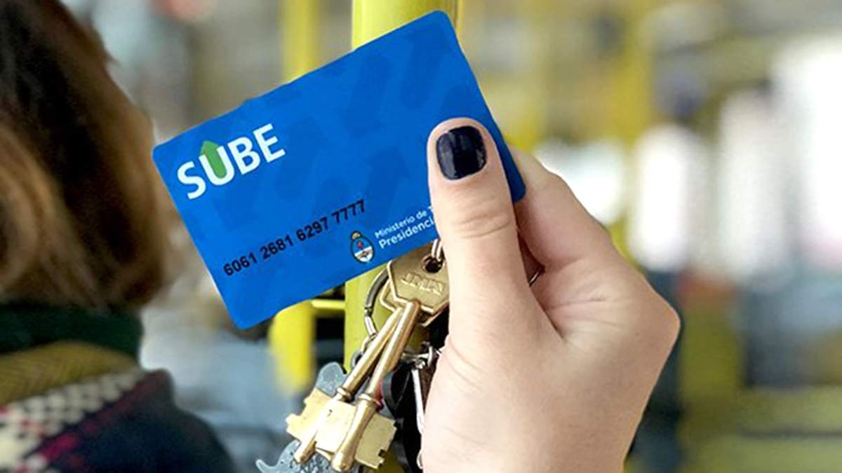 Tarjeta SUBE. Fuente: (Infobae)