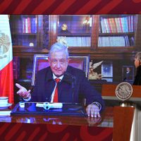En videollamada, AMLO pide no tener miedo a Ómicron; su esposa e hijo, sin síntomas