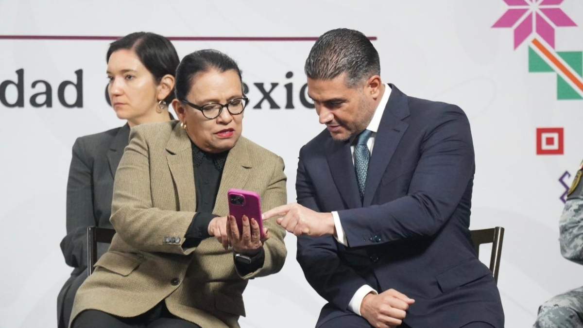 Rosa Icela Rodríguez y Omar García Harfuch