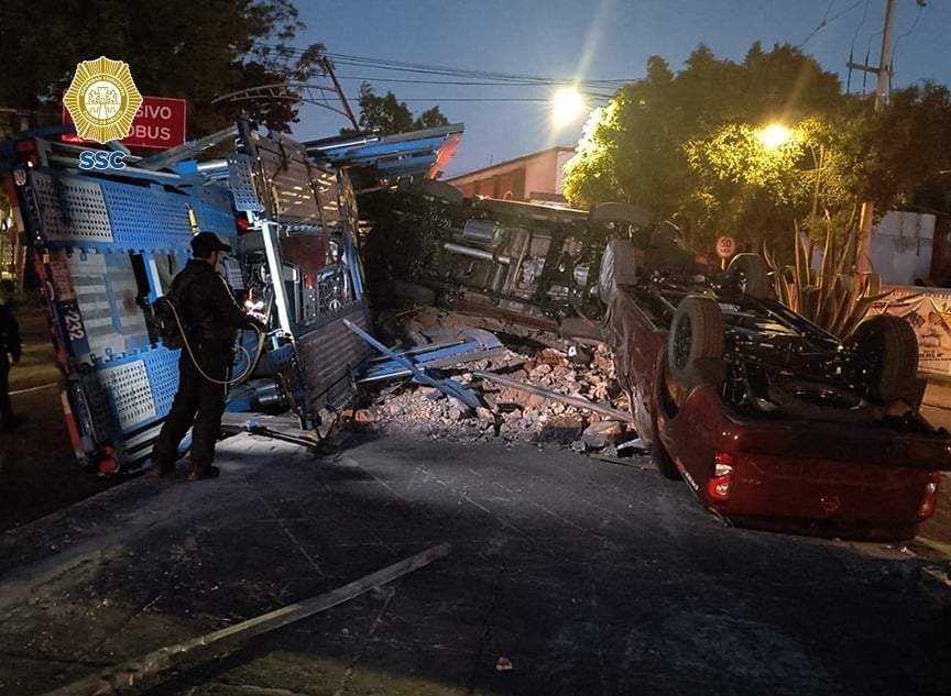 Accidente de tráiler