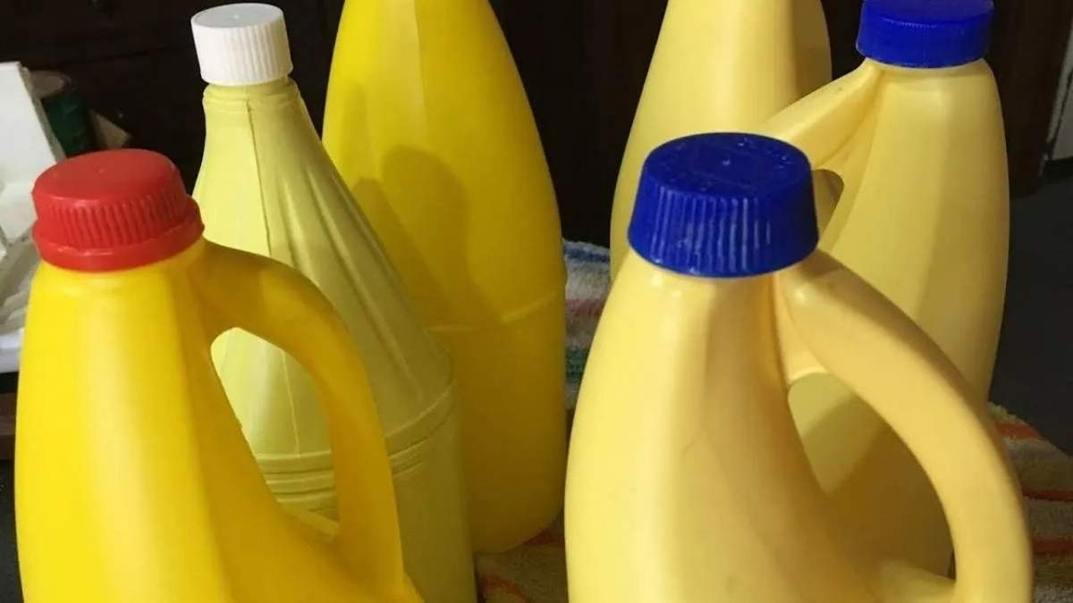 Bidones de plástico. Fuente: (X)