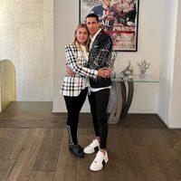 Buena selección: Jorgelina Cardoso, la esposa de Ángel Di María, marca tendencia con su look total black