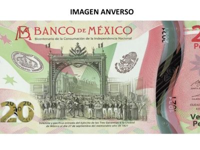 Con nuevo billete de 20 pesos se rinde homenaje al Bicentenario de la Independencia: Díaz de León