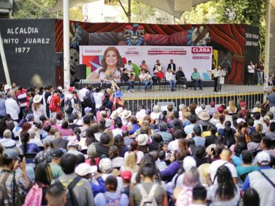 Brugada cuestiona en BJ que “el principal exponente” del “cártel inmobiliario” quiera gobernar CDMX