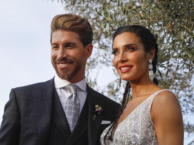 En pleno partido: el tierno gesto de Sergio Ramos a Pilar Rubio