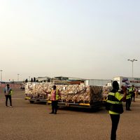 Ghana, el primer país en recibir un lote de vacunas del mecanismo Covax