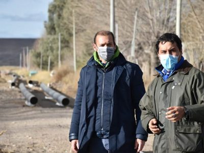 Carlos Koopmann recorrió Zapala junto a Omar Gutiérrez