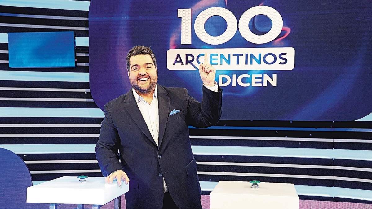 Darío Barassi en "100 Argentinos Dicen". Fuente: (Twitter)