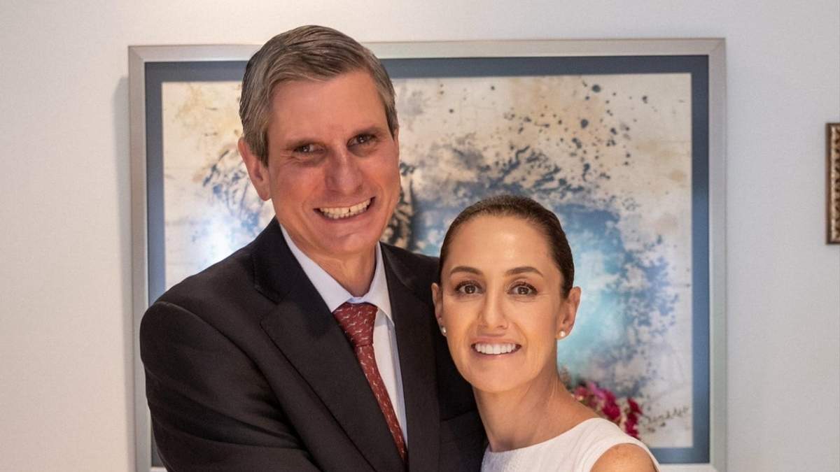 Claudia Sheinbaum y su esposo Jesús María Tarriba