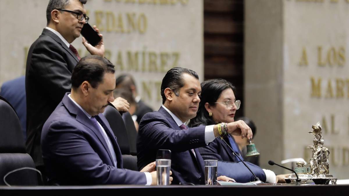 Sergio Gutiérrez Luna, durante la instalación de la Comisión Permanente