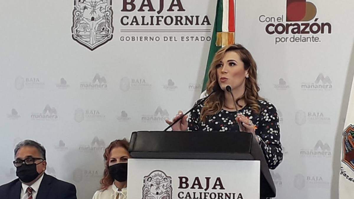 Marina del Pilar Ávila, en su primera conferencia de prensa