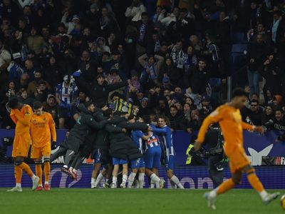 La racha ganadora del Real Madrid termina sorprendentemente con una derrota ante el Espanyol