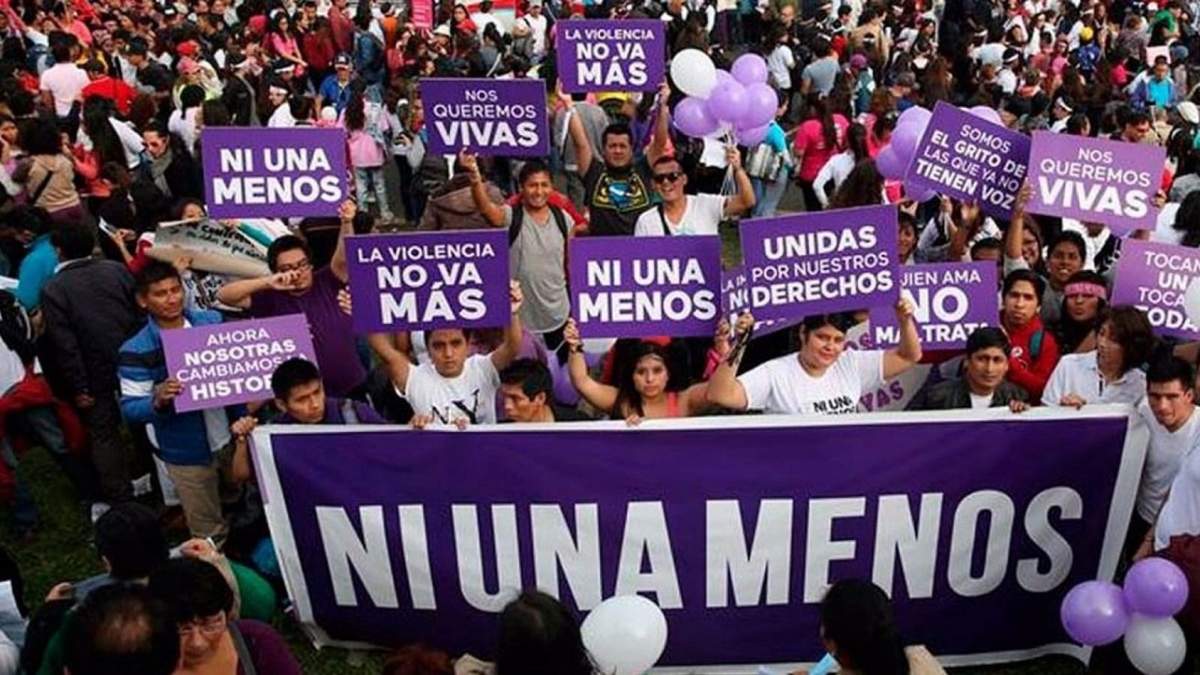 Marcha Ni Una Menos. Fuente: (Twitter)