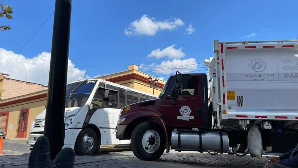 Uno de los bloqueos en Oaxaca