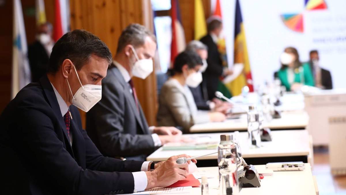 Pedro Sánchez en el pleno de la XXVII Cumbre Iberoamericana
