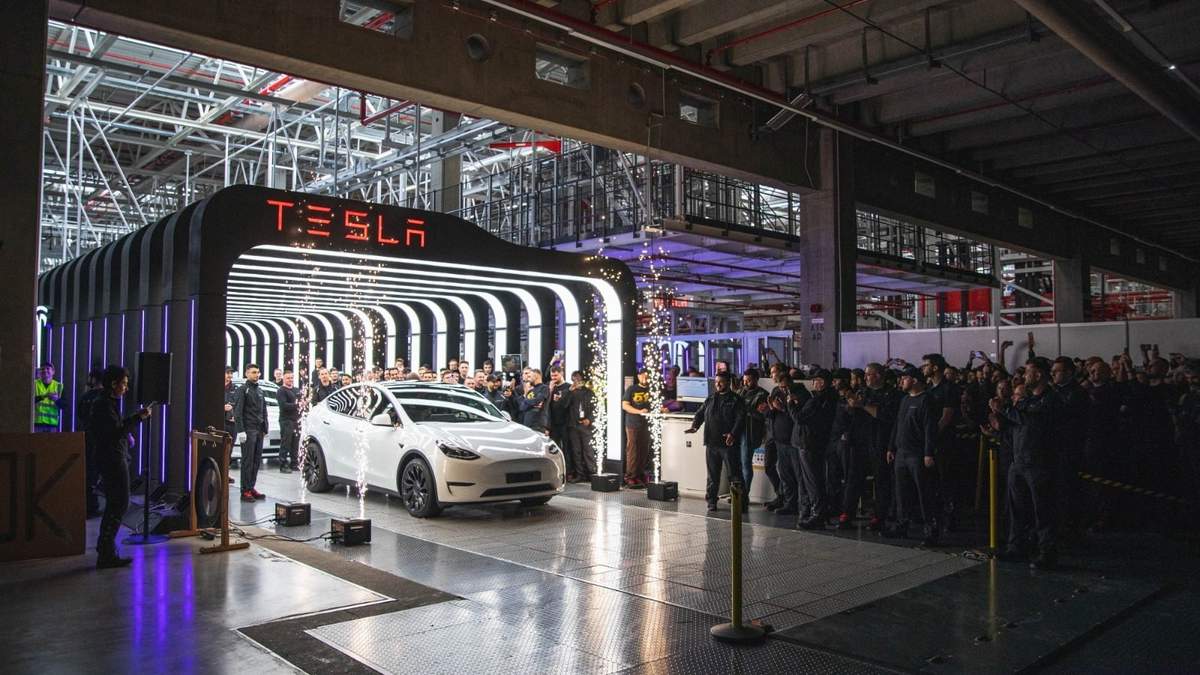 Una fábrica de Tesla