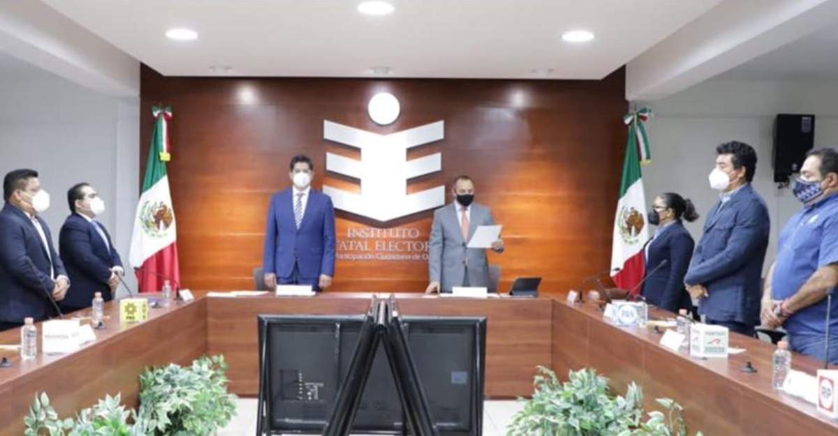 Sesión del Consejo General del Instituto Estatal Electoral y de Participación Ciudadana de Oaxaca (IEEPCO)