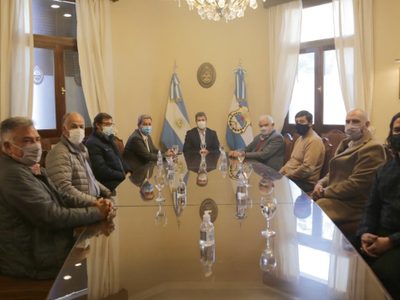 Sergio Uñac recibió a Guillermo Pereyra en San Juan