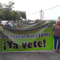 Campesinos de Colima se manifiestan contra gobernador por desatención al sector rural