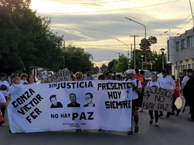 Familiares de los tres trabajadores fallecidos en la explosión de NAO marcharon por justicia