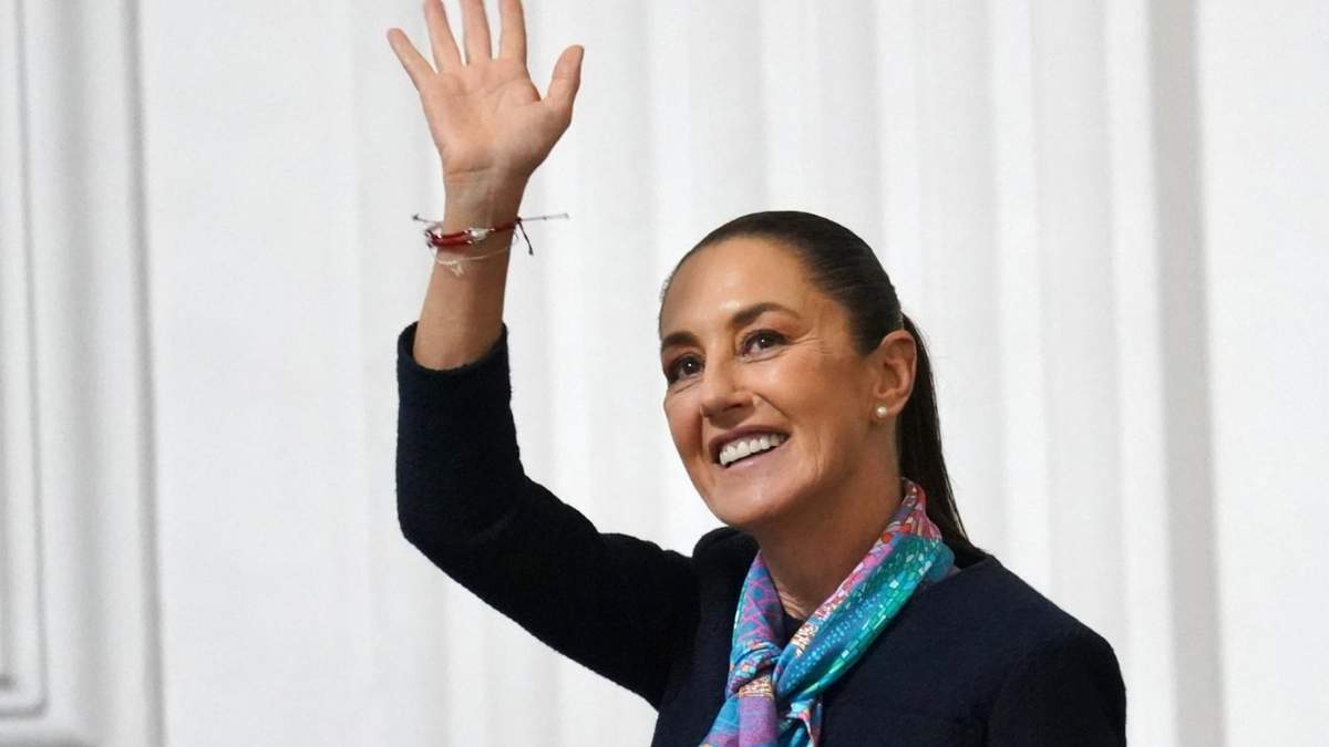 La presidenta Claudia Sheinbaum