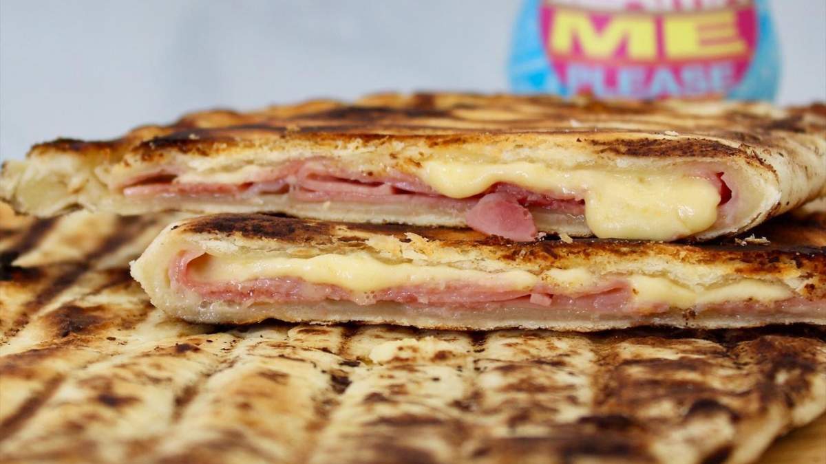 Tortilla de jamón y queso. Fuente: (Instagram)
