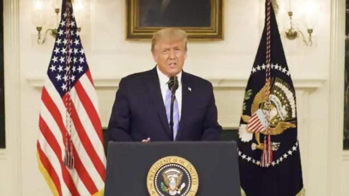 Donald Trump publicó un video en Twitter