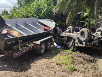 Vuelca vehículo de la Sedena en Chiapas; hay dos soldados heridos