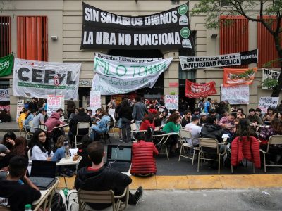 Crecen las tomas de facultades para defender la Ley de Financiamiento Universitario
