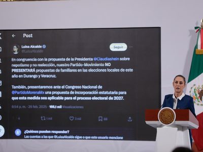 “A la gente no le gusta el nepotismo”, insiste Sheinbaum tras declaraciones de Salgado y Monreal