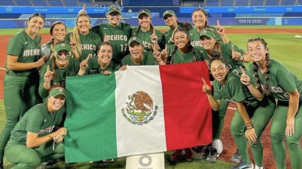 El equipo mexicano de softbol femenil en Tokio 2020