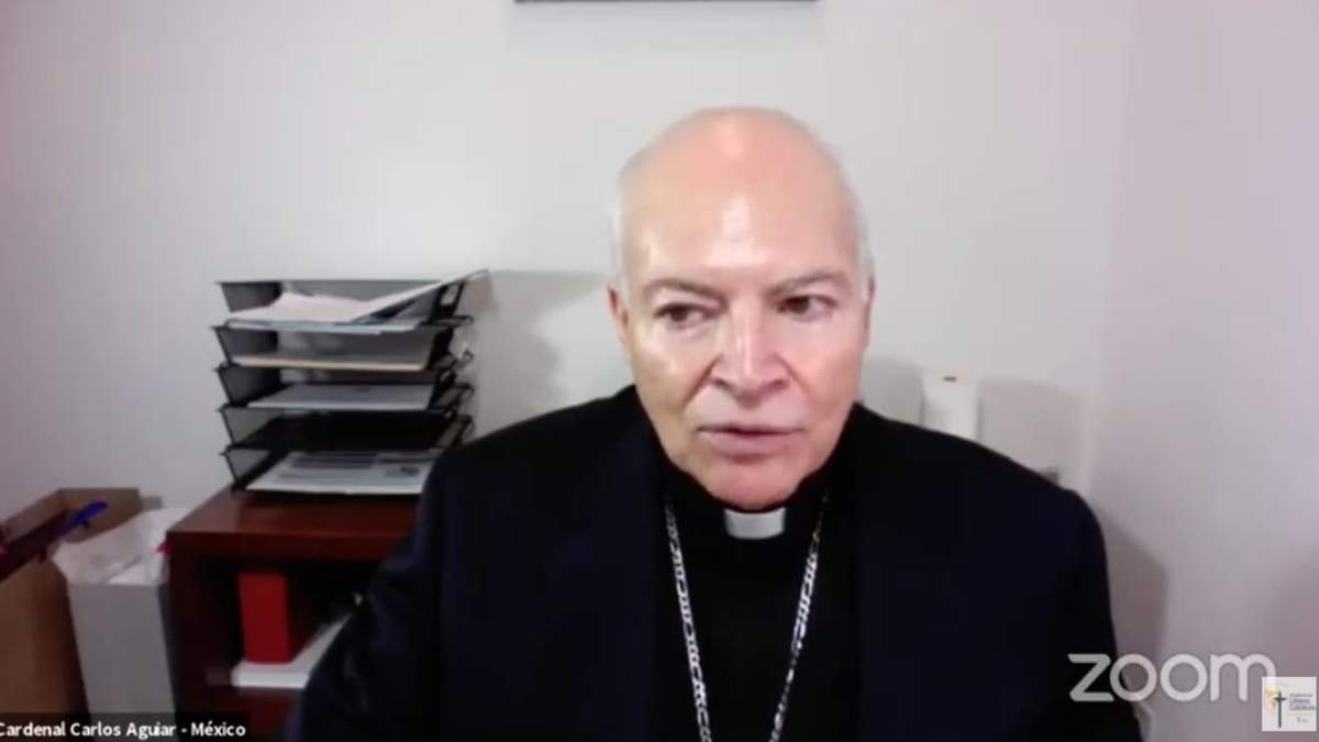 Carlos Aguiar, en su participación en la conferencia virtual